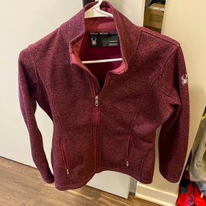 Spider women’s magenta fleece jacket